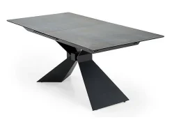 Mesa extensible de diseño con aspecto de mármol azul 180 - 230 cm Micka