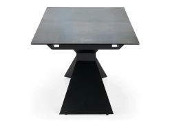Mesa extensible de diseño con aspecto de mármol azul 180 - 230 cm Micka