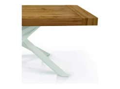 Mesa extensible de madera de roble asentado 160x90 cm - 260x90 cm - TRASTEVERE