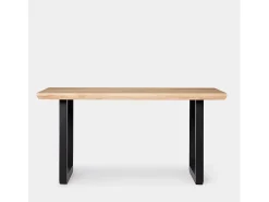 Mesa extensible de Madera Natural 76 x 150- Khonor