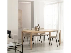 Mesa extensible de Madera Natural 78 x 140- Mara