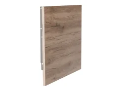 Mesa extensible de pared 68x68 cm Roble Chocolate - tablero para cocina y habitaciones pequeñas