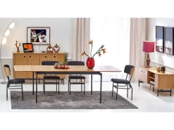 Mesa extensible de roble para 6/8 personas 170/250x100 cm