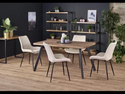 Mesa extensible de roble para 6/8 personas
