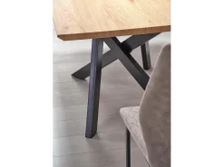 Mesa extensible de roble para 6/8 personas
