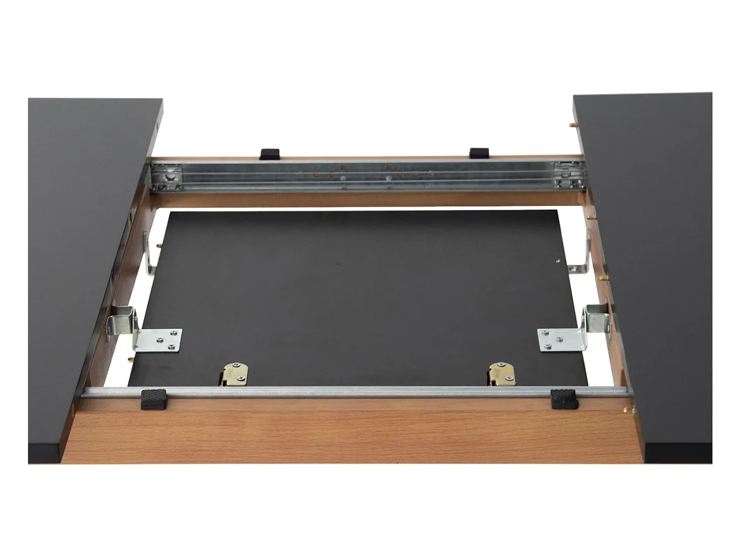 Mesa extensible HELGA 120 / 160cm negro