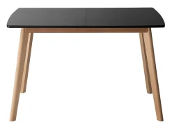 Mesa extensible HELGA 120 / 160cm negro