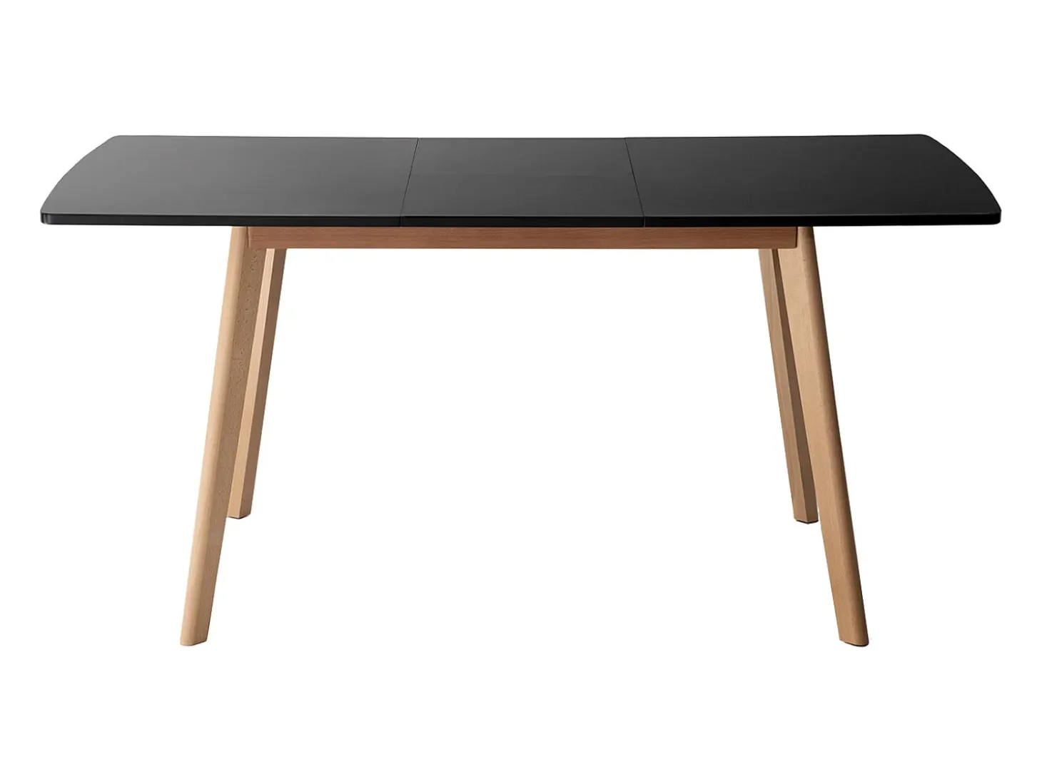 Mesa extensible HELGA 120 / 160cm negro