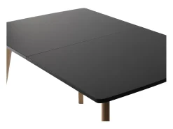 Mesa extensible HELGA 120 / 160cm negro