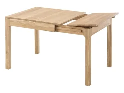 Mesa extensible Marko de madera maciza de roble de 85 a 125 cm