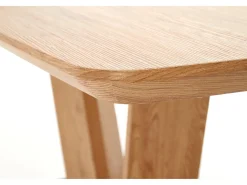 Mesa extensible MDF laminada roble 160/220×90 cm