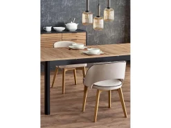 Mesa extensible para 6/8 personas 160/228x90 cm