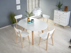 Mesa extensible para 4/6 personas 102/142x102 cm