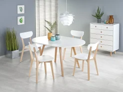 Mesa extensible para 4/6 personas 102/142x102 cm