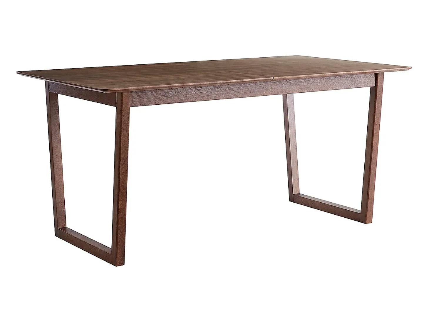 Mesa extensible rectangular de nogal 160-240 cm LAHO