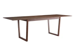 Mesa extensible rectangular de nogal 160-240 cm LAHO
