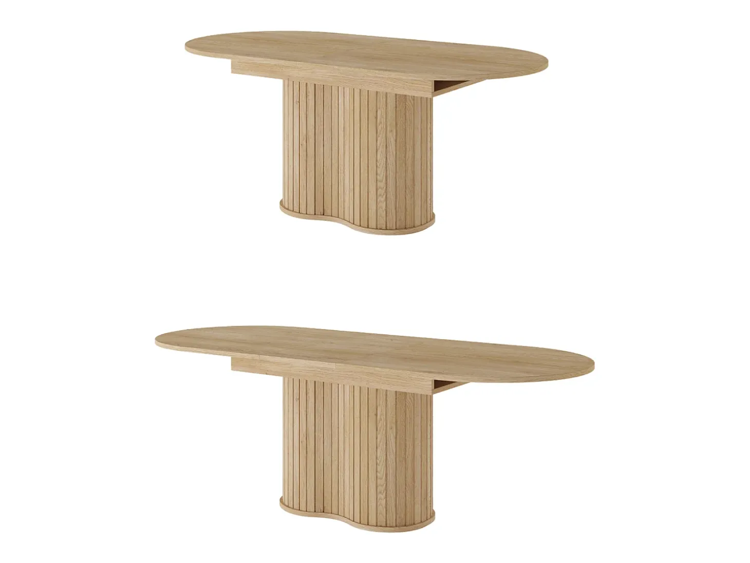 Mesa extensible, roble cremona, 180 x 75,6 x 90 cm