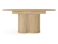 Mesa extensible, roble cremona, 180 x 75,6 x 90 cm