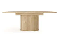 Mesa extensible, roble cremona, 180 x 75,6 x 90 cm