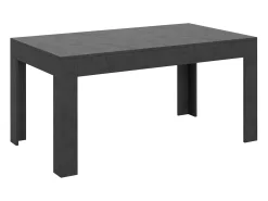 Mesa extensible 90x160/220 cm Bibi Antracita Espatulado