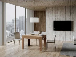 Mesa extensible 90x120/180 cm Bibi Roble Natural
