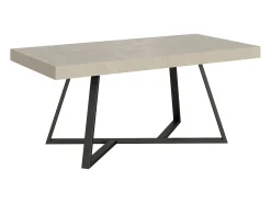 Mesa extensible 200/460x90 cm Booster cachemira patas antracita