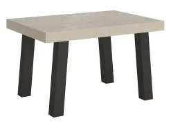 Mesa extensible 90x140/244 cm Bridge Cachemira estructura Antracita