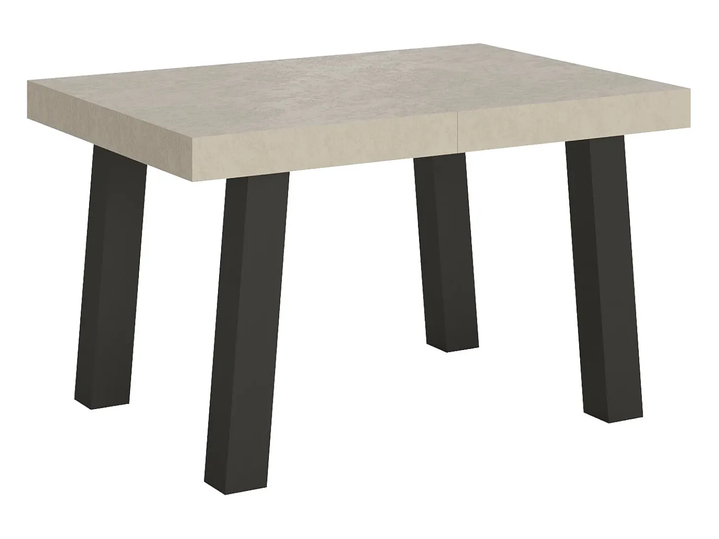 Mesa extensible 90x140/244 cm Bridge Cachemira estructura Antracita