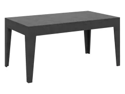 Mesa extensible 90x160/220 cm Cico Antracita Espatulado