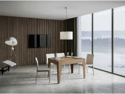 Mesa extensible 90x120/180 cm Cico Roble Natural