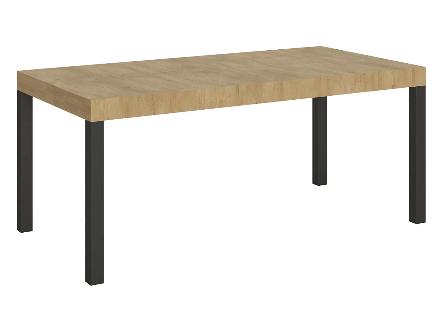 Mesa extensible 200/460x90 cm Everyday roble natural patas antracita