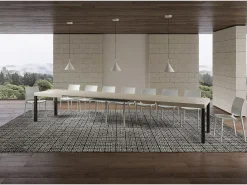 Mesa extensible 200/460x90 cm Everyday cachemira patas antracita