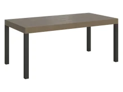 Mesa extensible 180/284x90 cm Everyday gris paloma patas antracita