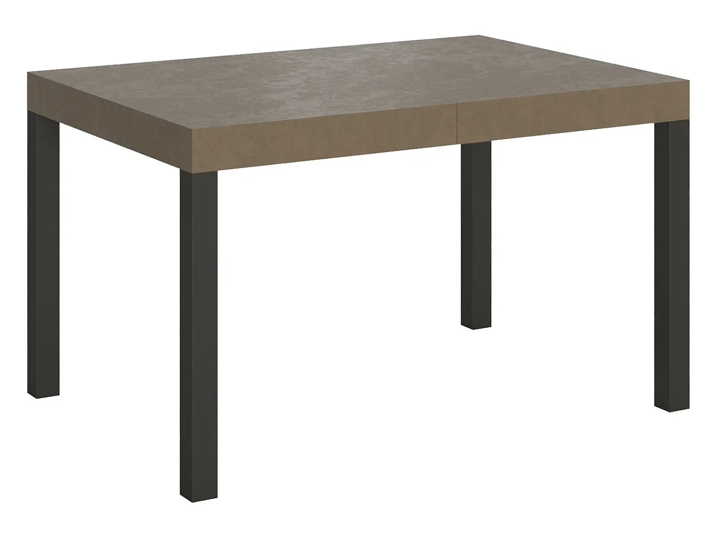 Mesa extensible 90x140/244 cm Everyday gris paloma patas antracita