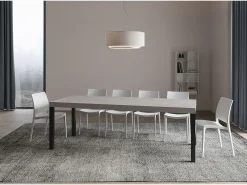 Mesa extensible 120/380x90 cm Everyday Premium patas antracita cachemir