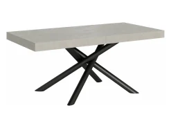 Mesa extensible 90x160/264 cm Famas Cachemira estructura Antracita