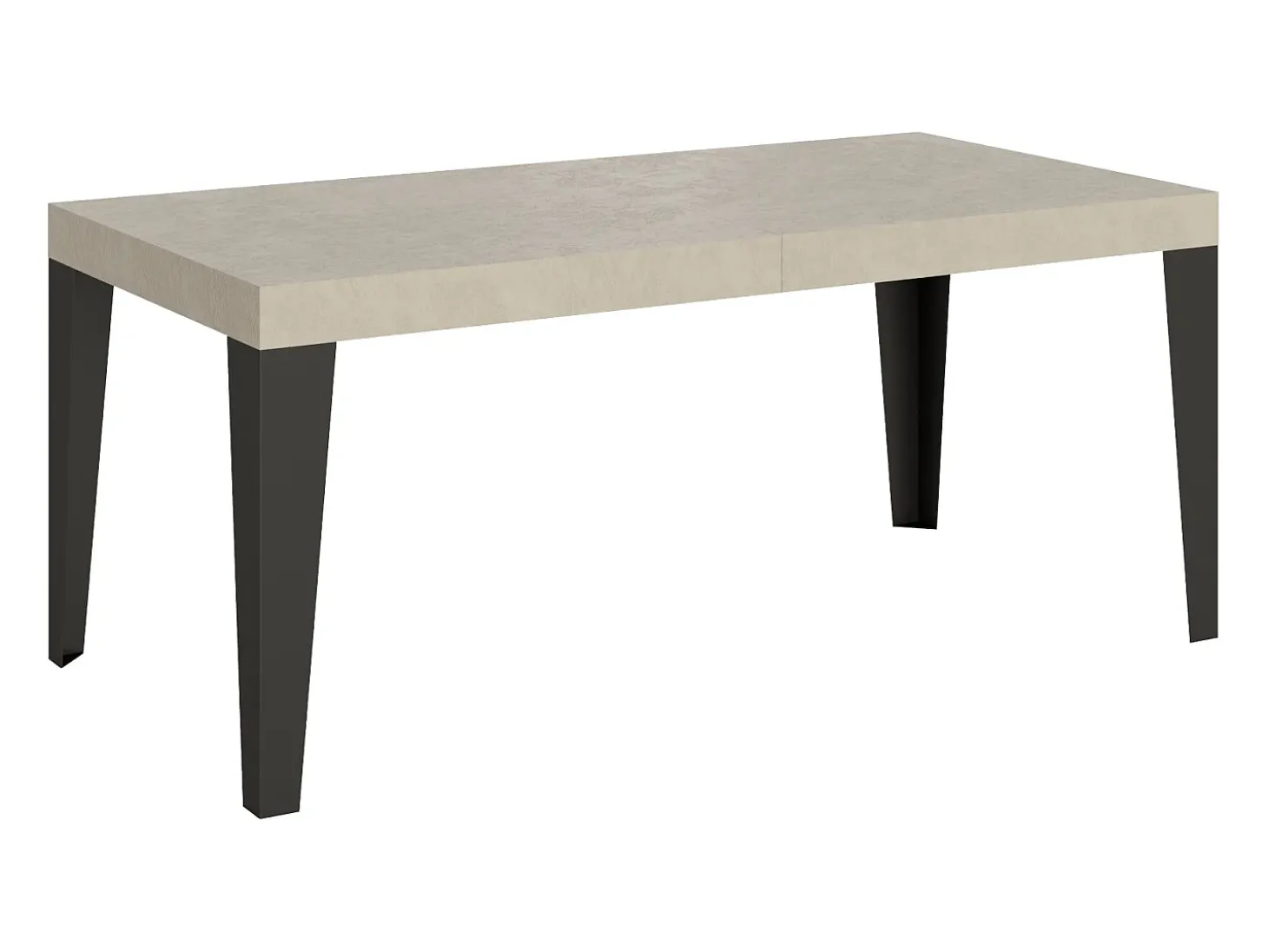 Mesa extensible 200/460x90 cm Flame cachemira patas antracita