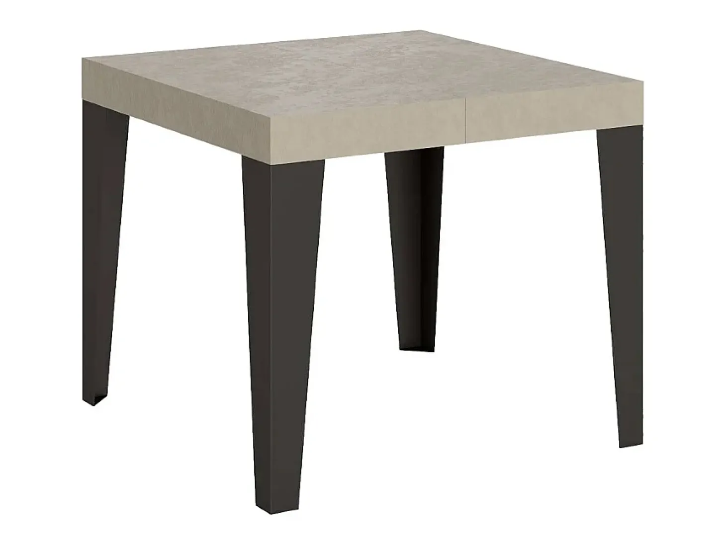 Mesa extensible 90/246x90 cm Flame cachemira patas antracita