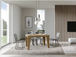 Mesa extensible 120/380x90 cm Naxy roble natural