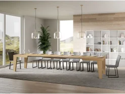 Mesa extensible 180/440x90 cm Naxy roble natural