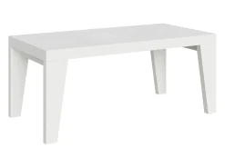 Mesa extensible 180/440x90 cm Naxy fresno blanco