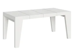 Mesa extensible 120/224x90 cm Naxy Premium fresno blanco