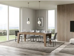 Mesa extensible 90x140/400 cm Naxy Premium Nogal