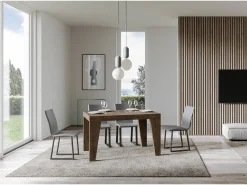 Mesa extensible 90x140/400 cm Naxy Premium Nogal