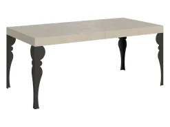 Mesa extensible 200/460x90 cm Paxon cachemira patas antracita