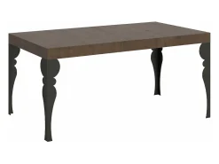 Mesa extensible 90x130/234 cm Paxon Premium estructura Nogal Antracita