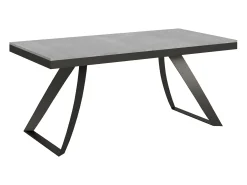 Mesa extensible 90x180/284 cm Proxy Evolution Cemento estructura Antracita