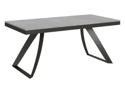 Mesa extensible 90x180/440 cm Proxy Evolution Cemento estructura Antracita