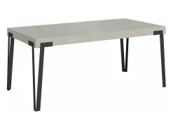 Mesa extensible 90x180/284 cm Rio Cachemira estructura Antracita