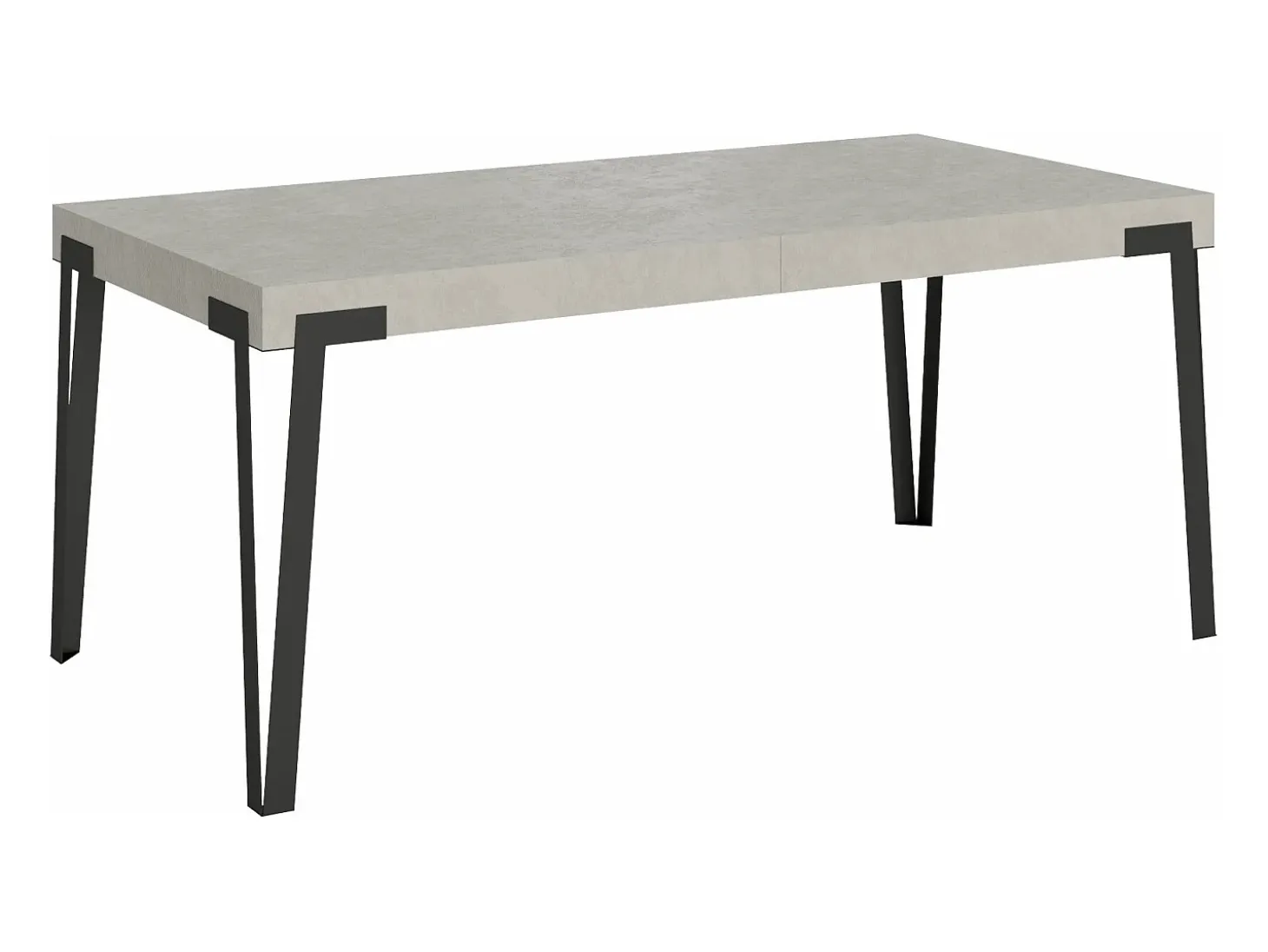 Mesa extensible 90x200/304 cm Rio Cachemira estructura Antracita